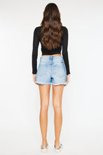 Load image into Gallery viewer, Kancan High Waist Frayed Denim Shorts
