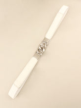 Load image into Gallery viewer, Zinc Alloy Buckle Elastic PU Belt
