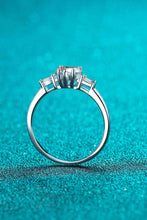 Load image into Gallery viewer, 1.2 Carat Moissanite Heart Ring Ti Amo I love you
