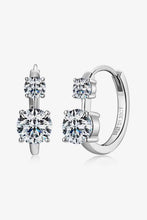 Load image into Gallery viewer, 1.3 Carat Moissanite 925 Sterling Silver Earrings Ti Amo I love you
