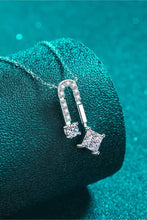 Load image into Gallery viewer, 1.3 Carat Moissanite 925 Sterling Silver Necklace Ti Amo I love you
