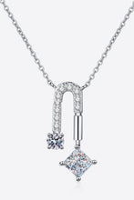 Load image into Gallery viewer, 1.3 Carat Moissanite 925 Sterling Silver Necklace Ti Amo I love you
