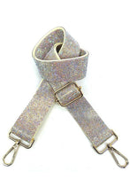 Load image into Gallery viewer, 1.5 Inches Rhinestone Guitar Strap Ti Amo I love you
