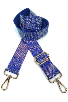 1.5 Inches Rhinestone Guitar Strap Ti Amo I love you