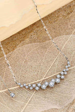 Load image into Gallery viewer, 1.64 Carat Moissanite 925 Sterling Silver Necklace Ti Amo I love you
