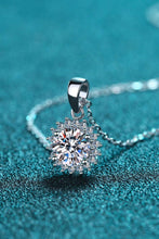 Load image into Gallery viewer, 1 Carat - 925 Sterling Silver Moissanite Pendant Necklace Ti Amo I love you
