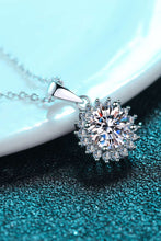 Load image into Gallery viewer, 1 Carat - 925 Sterling Silver Moissanite Pendant Necklace Ti Amo I love you
