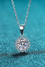 Load image into Gallery viewer, 1 Carat - 925 Sterling Silver Moissanite Pendant Necklace Ti Amo I love you
