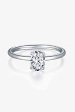 Load image into Gallery viewer, 1 Carat Moissanite 925 Sterling Silver Solitaire Ring Ti Amo I love you
