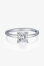 Load image into Gallery viewer, 1 Carat Moissanite 925 Sterling Silver Solitaire Ring Ti Amo I love you
