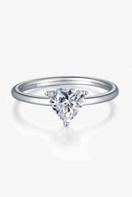 Load image into Gallery viewer, 1 Carat Moissanite 925 Sterling Silver Solitaire Ring Ti Amo I love you
