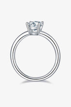 Load image into Gallery viewer, 1 Carat Moissanite 925 Sterling Silver Solitaire Ring Ti Amo I love you
