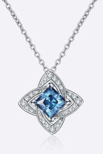 Load image into Gallery viewer, 1 Carat Moissanite Floral Pendant Necklace Ti Amo I love you
