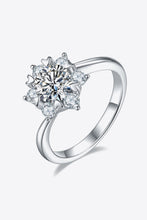 Load image into Gallery viewer, 1 Carat Moissanite Zircon Ring Ti Amo I love you
