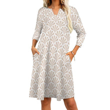 Load image into Gallery viewer, 10 Patterns -Ti Amo I love you - Exclusive Brand - 7-Point Long Sleeved Dress Ti Amo I love you
