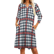 Load image into Gallery viewer, 10 Patterns -Ti Amo I love you - Exclusive Brand - 7-Point Long Sleeved Dress Ti Amo I love you
