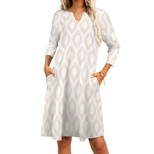 Load image into Gallery viewer, 10 Patterns -Ti Amo I love you - Exclusive Brand - 7-Point Long Sleeved Dress Ti Amo I love you
