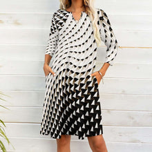 Load image into Gallery viewer, 10 Patterns -Ti Amo I love you - Exclusive Brand - 7-Point Long Sleeved Dress Ti Amo I love you
