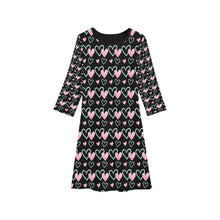 Load image into Gallery viewer, 10 Patterns - Ti Amo I love you - Exclusive Brand - Girls&#39; Long Sleeve Dress Ti Amo I love you
