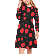 Load image into Gallery viewer, 10 Patterns - Ti Amo I love you - Exclusive Brand - Girls&#39; Long Sleeve Dress Ti Amo I love you
