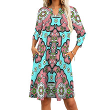 Load image into Gallery viewer, 10 Styles - Ti Amo I love you - Exclusive Brand - 7-Point Long Sleeved Dress Ti Amo I love you
