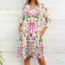 Load image into Gallery viewer, 10 Styles - Ti Amo I love you - Exclusive Brand - 7-point sleeve dress Ti Amo I love you
