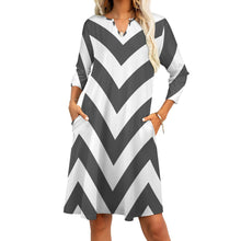 Load image into Gallery viewer, 10 Styles - Ti Amo I love you - Exclusive Brand - 7-point sleeve dress Ti Amo I love you
