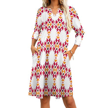 Load image into Gallery viewer, 10 Styles - Ti Amo I love you - Exclusive Brand - 7-point sleeve dress Ti Amo I love you
