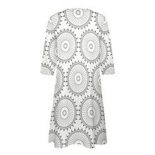 Load image into Gallery viewer, 10 Styles - Ti Amo I love you - Exclusive Brand - Geometic / Camouflage - 7-point Sleeve Dress Ti Amo I love you
