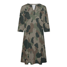 Load image into Gallery viewer, 10 Styles - Ti Amo I love you - Exclusive Brand - Geometic / Camouflage - 7-point Sleeve Dress Ti Amo I love you
