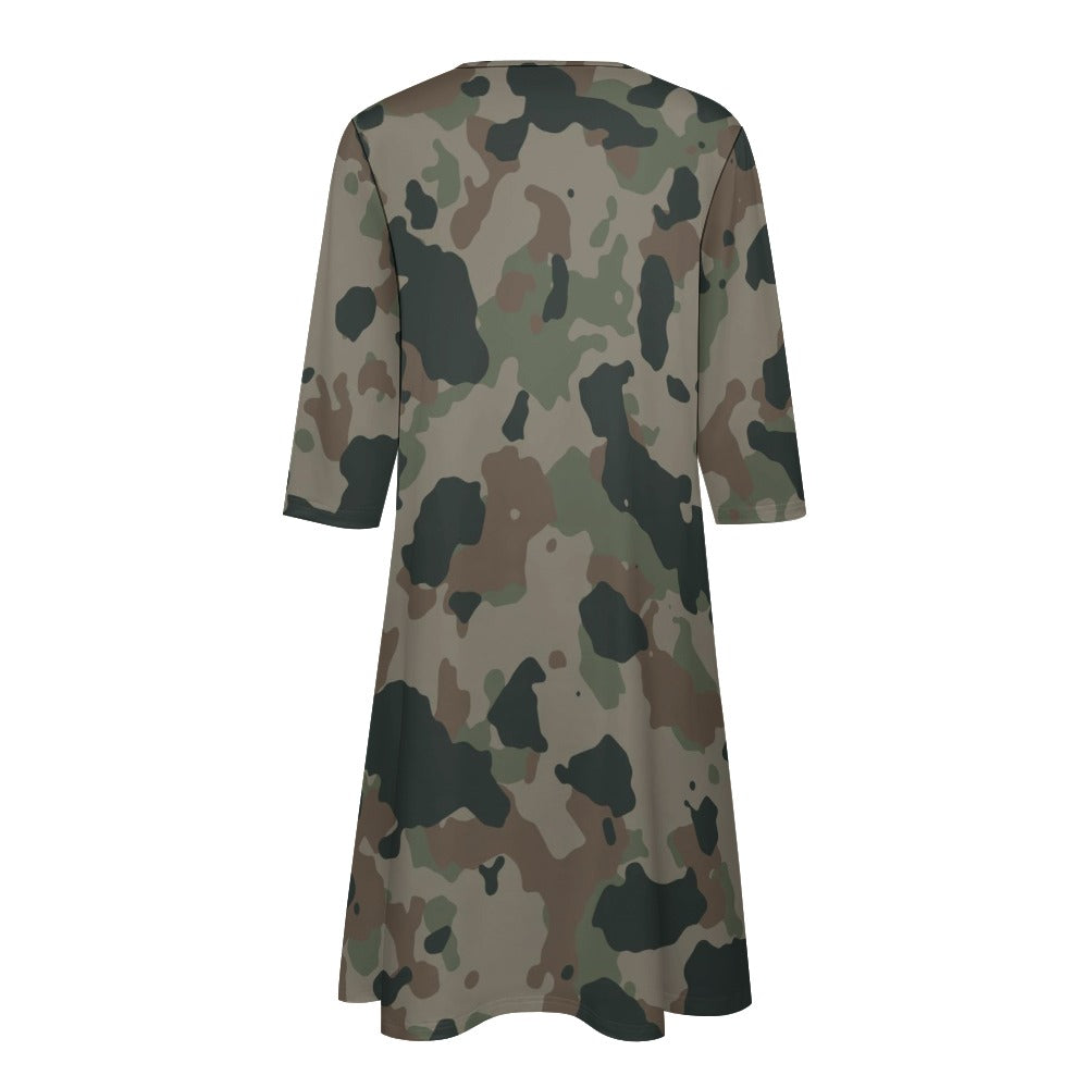 10 Styles - Ti Amo I love you - Exclusive Brand - Geometic / Camouflage - 7-point Sleeve Dress Ti Amo I love you