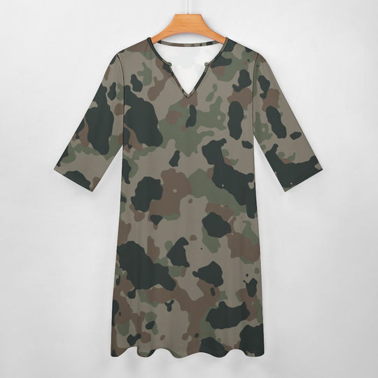 10 Styles - Ti Amo I love you - Exclusive Brand - Geometic / Camouflage - 7-point Sleeve Dress Ti Amo I love you