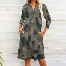 Load image into Gallery viewer, 10 Styles - Ti Amo I love you - Exclusive Brand - Geometic / Camouflage - 7-point Sleeve Dress Ti Amo I love you
