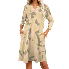 Load image into Gallery viewer, 10 Styles - Ti Amo I love you - Exclusive Brand - Geometic / Camouflage - 7-point Sleeve Dress Ti Amo I love you
