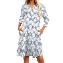 Load image into Gallery viewer, 10 Styles - Ti Amo I love you - Exclusive Brand - Geometic / Camouflage - 7-point Sleeve Dress Ti Amo I love you
