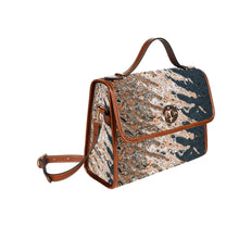 Load image into Gallery viewer, 10 Styles - Ti Amo I love you- Exclusive Brand- Waterproof Canvas Bag - Brown Straps Ti Amo I love you
