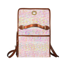 Load image into Gallery viewer, 10 Styles - Ti Amo I love you- Exclusive Brand- Waterproof Canvas Bag - Brown Straps Ti Amo I love you
