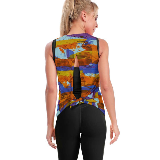 10 Styles - Ti Amo I love you - Exclusive Brand - Women's Sweat-Absorbing Comfortable Yoga Vest Ti Amo I love you