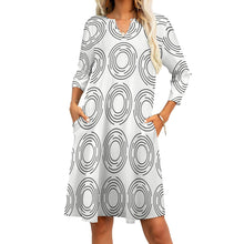 Load image into Gallery viewer, 10 Styles - Ti Amo i love you - Exclusive Brand - 7-point Sleeve Dress Ti Amo I love you
