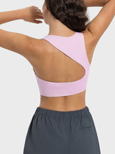 Load image into Gallery viewer, Cutout Round Neck Active Tank
