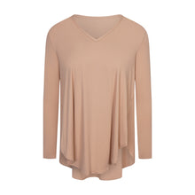 Load image into Gallery viewer, Light Thin Loose Moisture Wicking Yoga Workout Top Slimming Belly Covering Irregular Asymmetric Swing Circumference Quick Drying Long Sleeve
