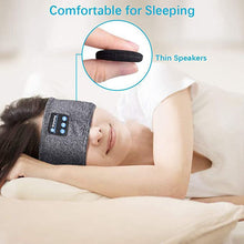 Load image into Gallery viewer, Wireless Bluetooth Sleeping Headphones Headband Thin Soft Elastic Comfortable Music Ear Phones Eye Mask For Side Sleeper Sports
