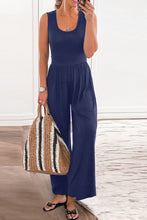 Load image into Gallery viewer, Full Size Scoop Neck Wide Strap Jumpsuit
