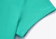 Load image into Gallery viewer, Luxtre Water Cooled Cooling Sports Short Sleeve Women Moisture Wicking Lightweight Quick Drying Outdoor Tennis Polo Shirt
