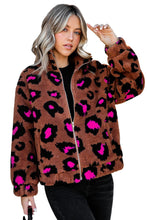 Load image into Gallery viewer, Womens / Teen Girls - Zip Up Stand Collar Sherpa Teddy Jacket - Sizes S-XL
