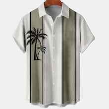 Load image into Gallery viewer, 11 Styles - Mens - Hawaiian Coconut Tree Shirt - Short Sleeve Beach Tops Ti Amo I love you
