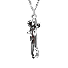 Load image into Gallery viewer, Love Hug Necklace Unisex Men Women Couple Jewelry Simple Temperament Clavicle Chain Gift

