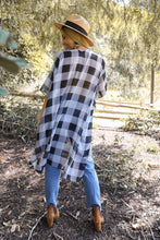 Load image into Gallery viewer, Lightweight Buffalo Check Kimono
