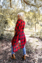 Load image into Gallery viewer, Lightweight Buffalo Check Kimono
