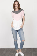 Load image into Gallery viewer, Chevron Color-Block Top

